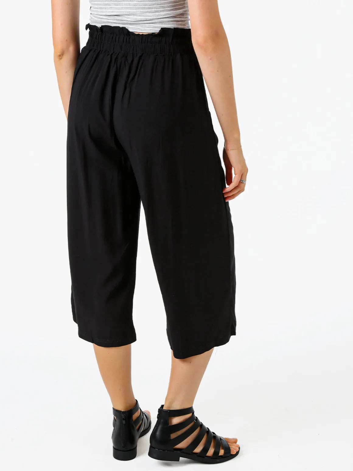 Solada Pinocchietti donna in cotone - nero