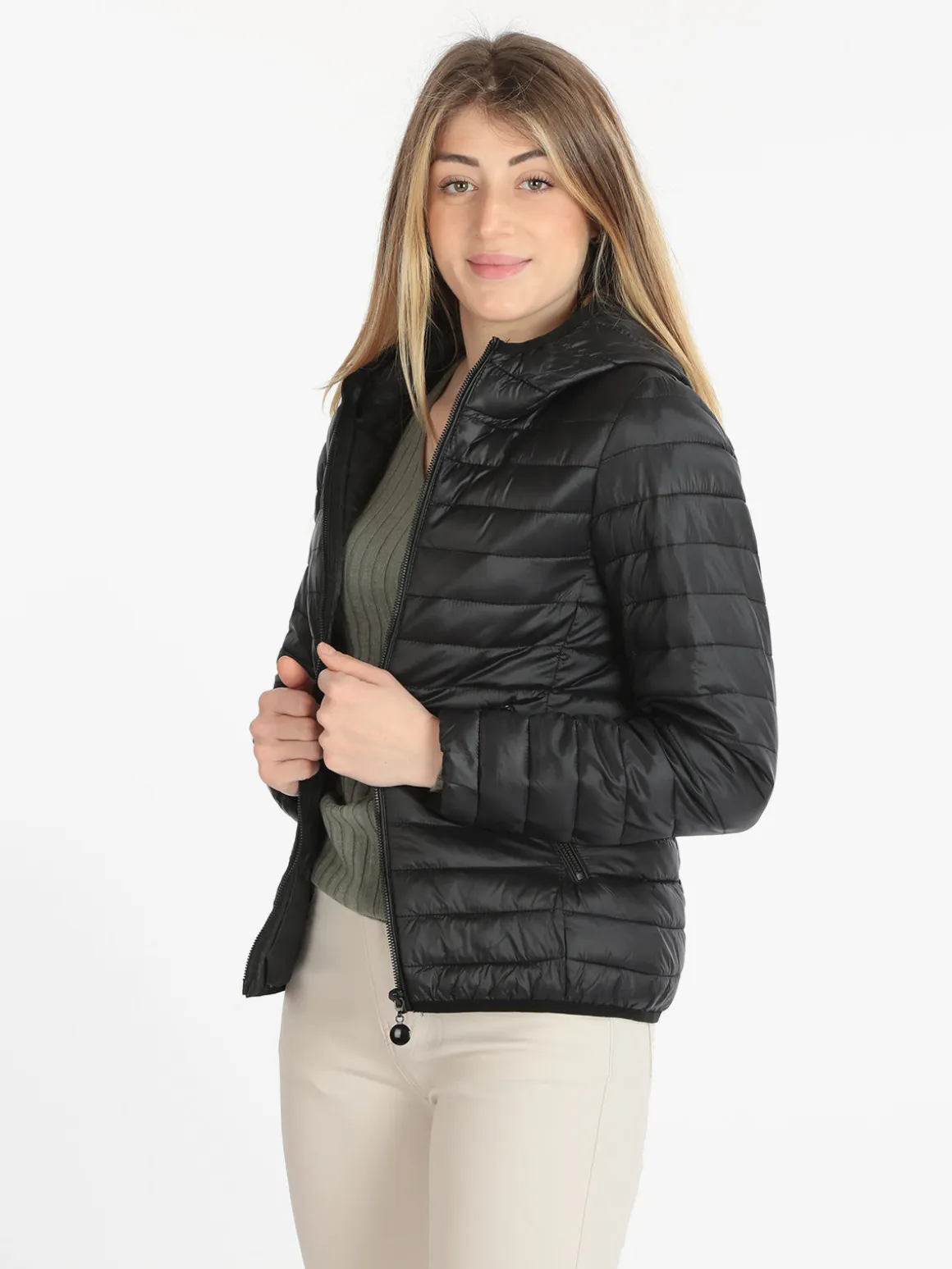 Solada Piumino donna leggero con cappuccio