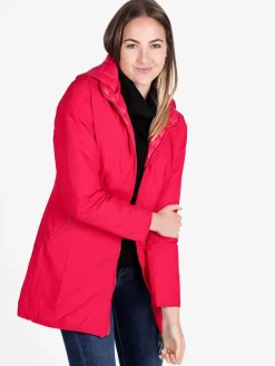 Solada Piumino donna lungo reversibile con cappuccio