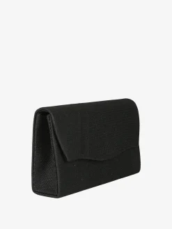 Solada Pochette da donna elegante con brillantini - nero