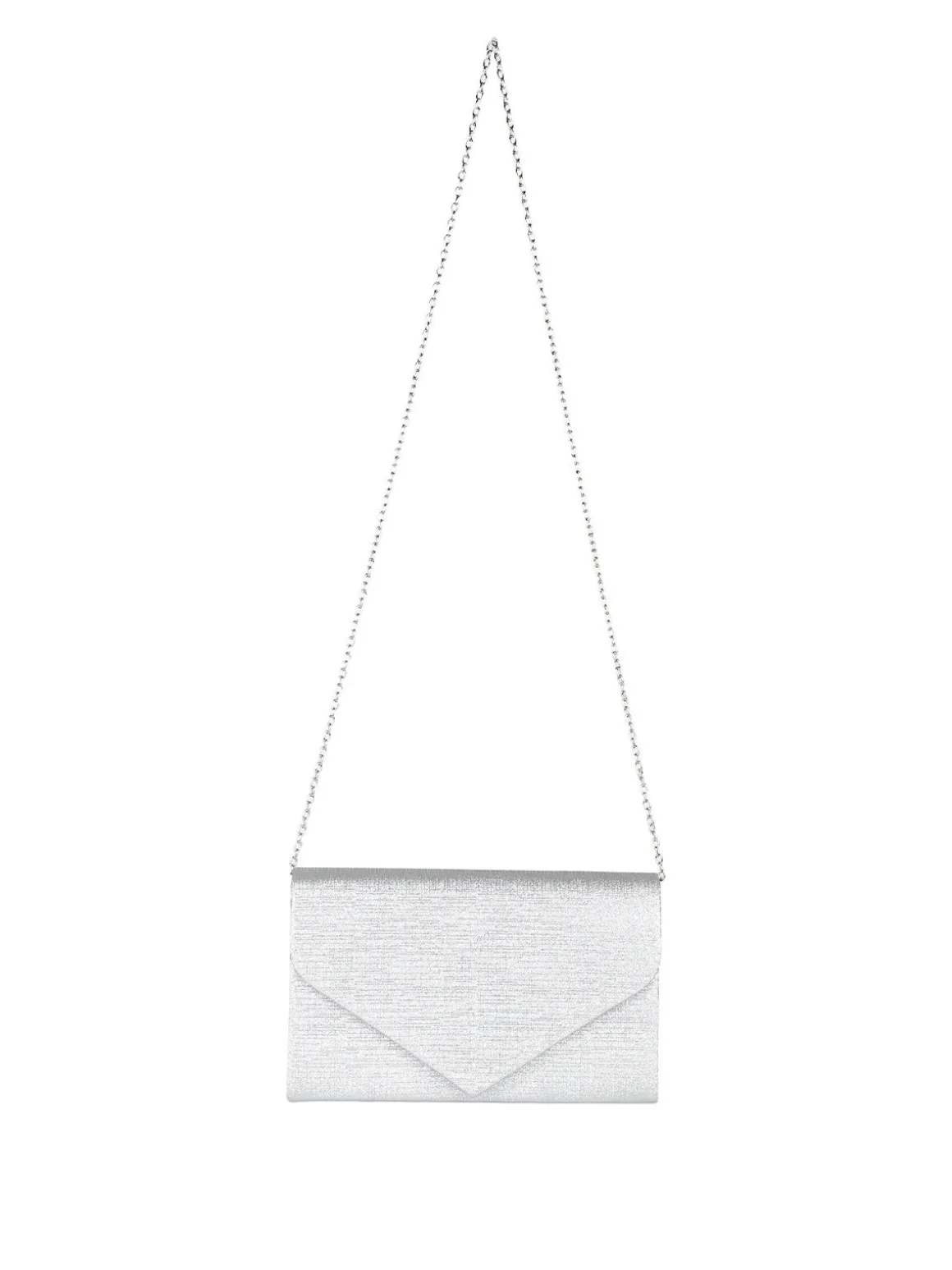 Solada Pochette donna brillantinata - argento