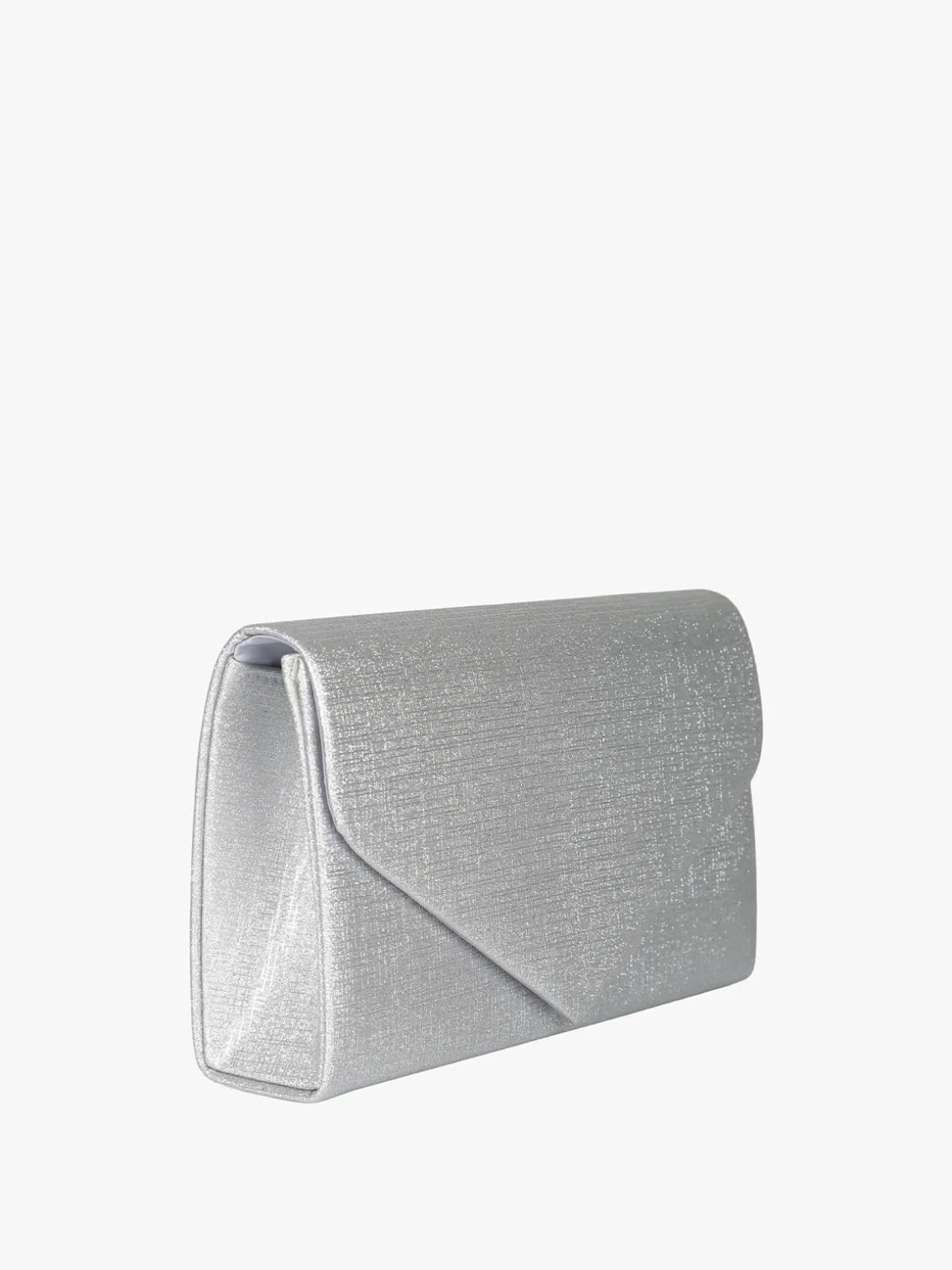 Solada Pochette donna brillantinata - argento