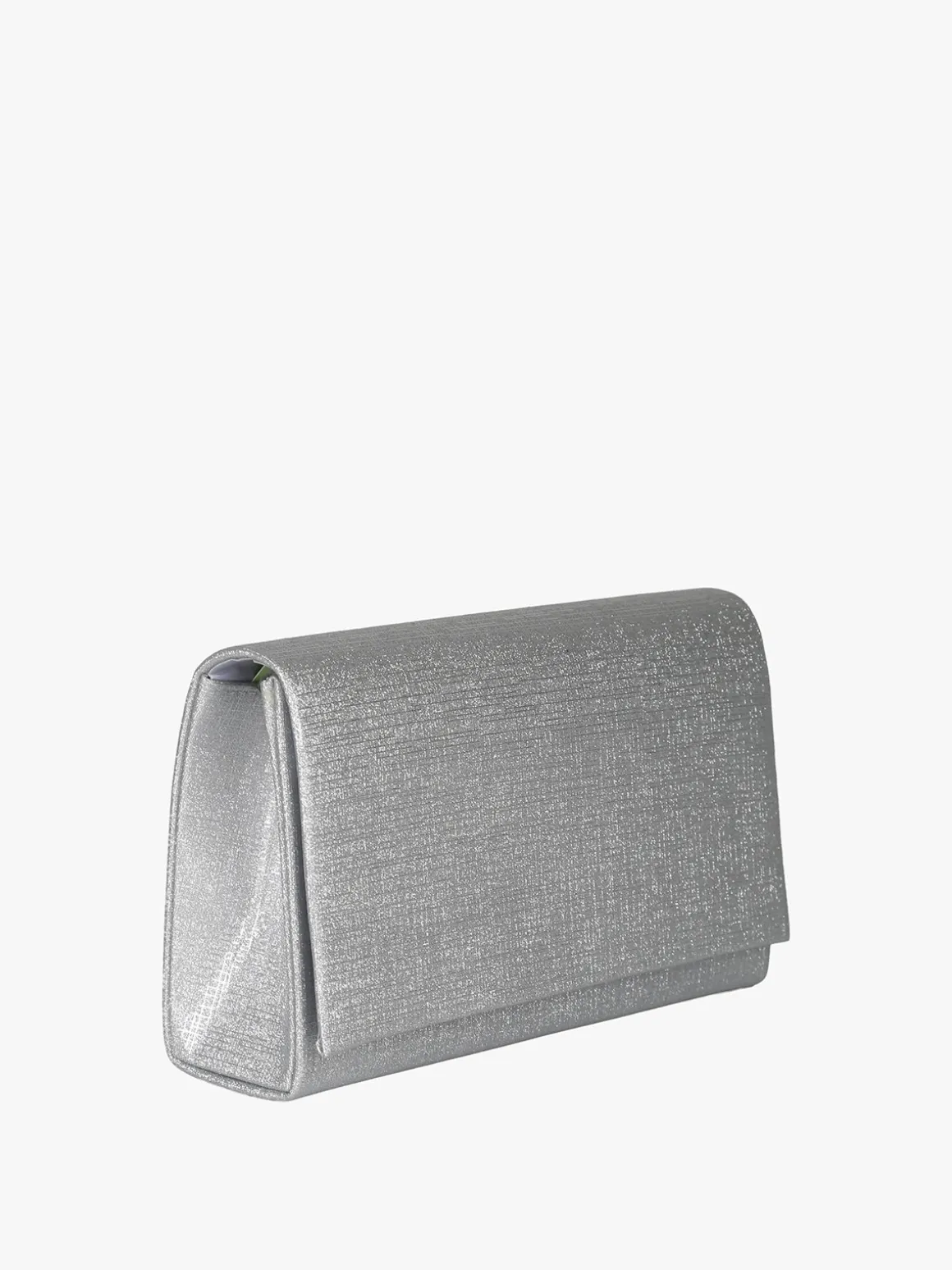 Solada Pochette donna con lurex - argento