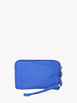 Solada Pochette donna in nylon con polsiera - blu