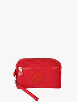 Solada Pochette donna in nylon con polsiera - rosso