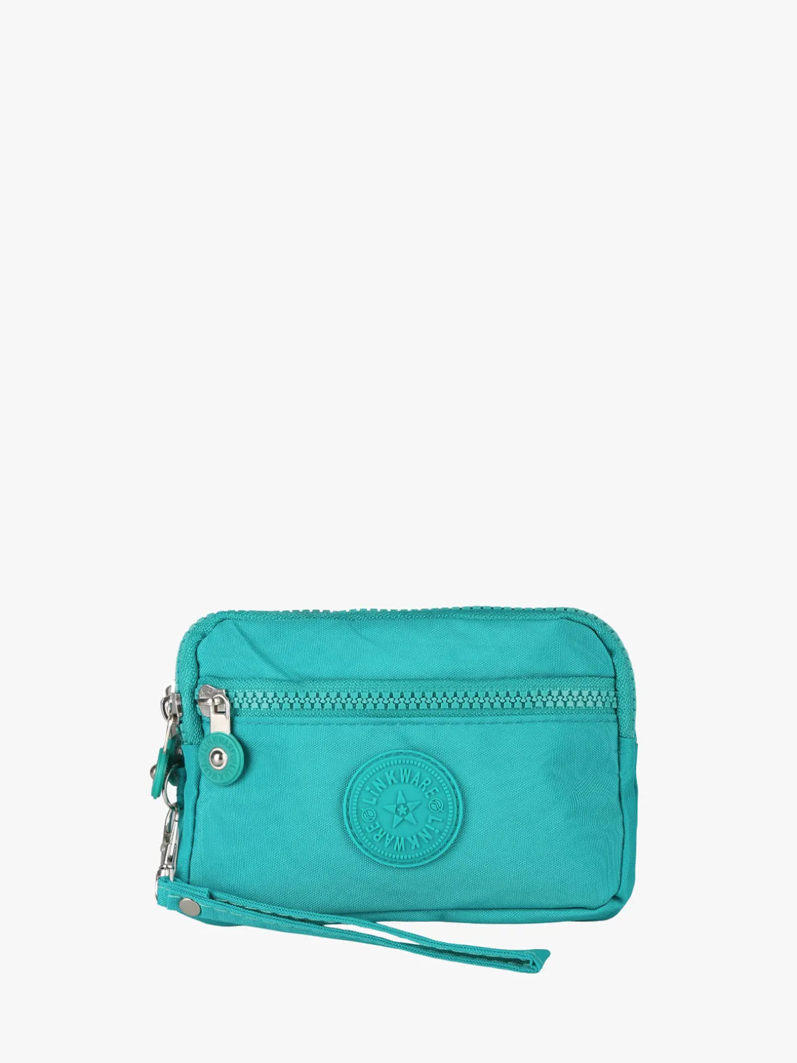 Solada Pochette donna in nylon con polsiera - turchese
