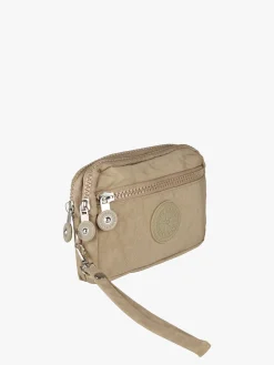 Solada Pochette donna in nylon con polsiera - viola