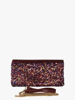 Solada Pochette gioiello da donna con paillettes - verde