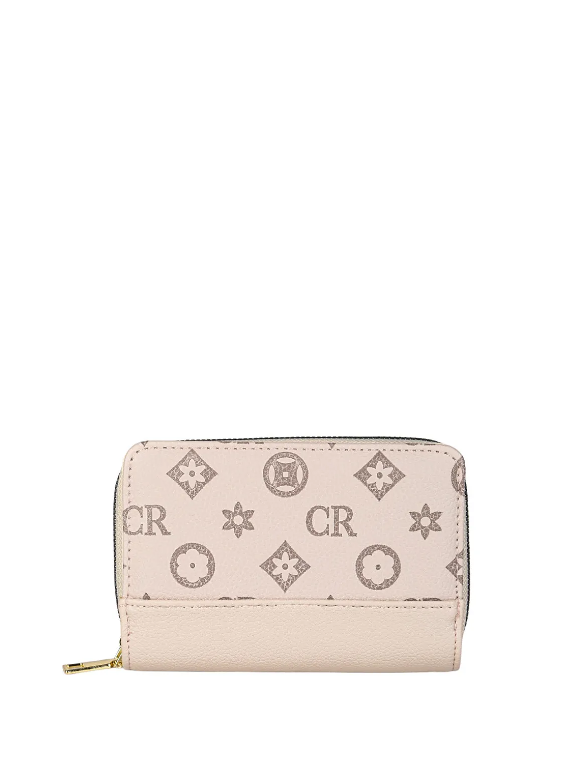 Solada Portafoglio da donna con stampa monogramma - khaki