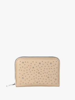 Solada Portafoglio donna con borchie - khaki