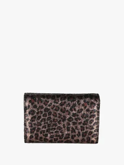 Solada Portafoglio donna crespo animalier