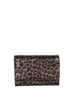 Solada Portafoglio donna crespo animalier