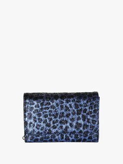 Solada Portafoglio donna crespo animalier