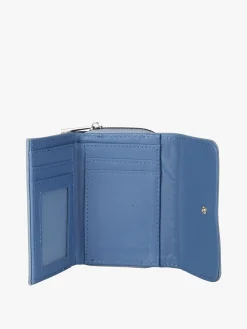 Solada Portafoglio mini da donna con borchie - blu
