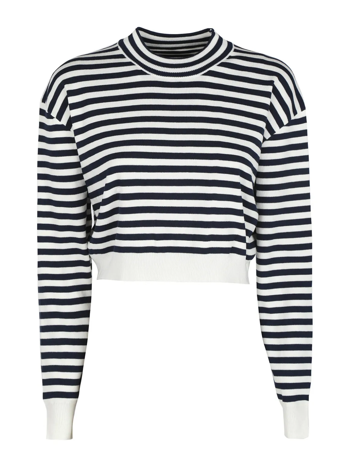 Solada Pullover cropped da donna a righe