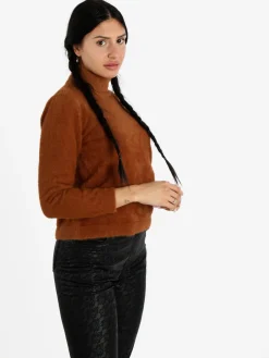 Solada Pullover dolcevita peloso da donna