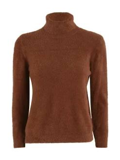 Solada Pullover dolcevita peloso da donna