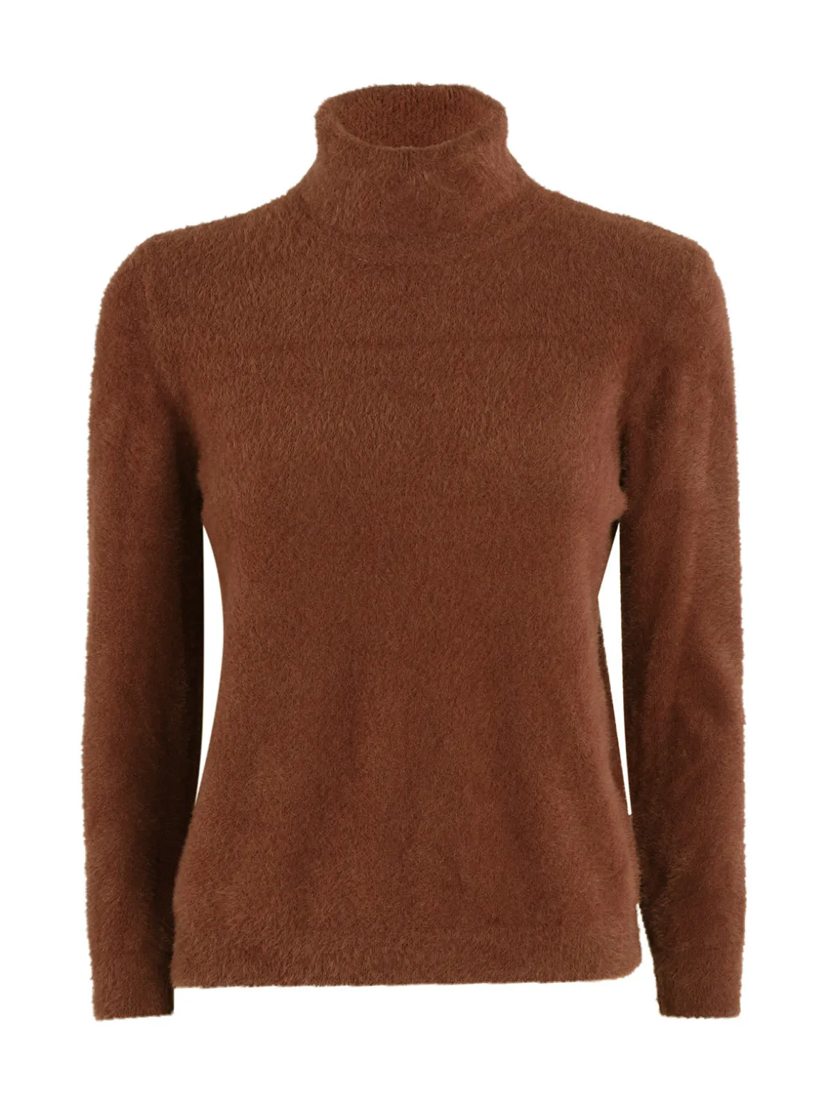Solada Pullover dolcevita peloso da donna
