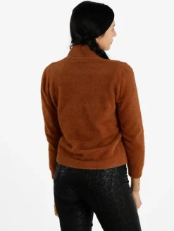 Solada Pullover dolcevita peloso da donna