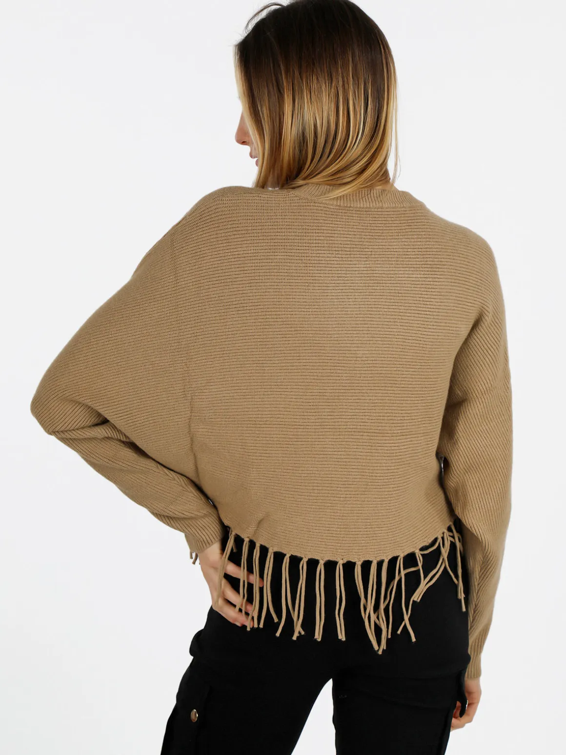 Solada Pullover donna con frange