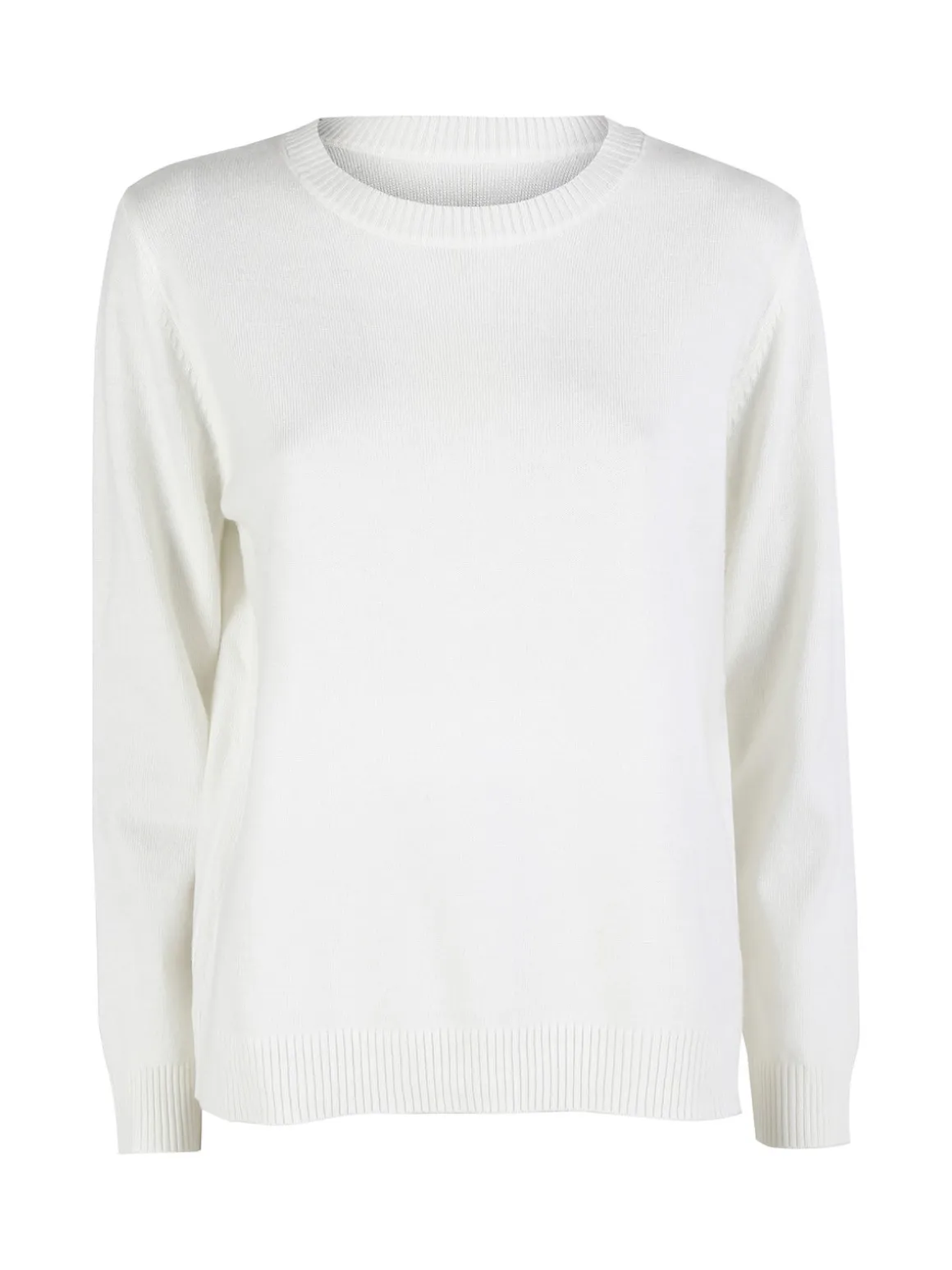 Solada Pullover donna girocollo in maglia - bordeaux