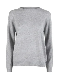 Solada Pullover donna girocollo in maglia - sabbia