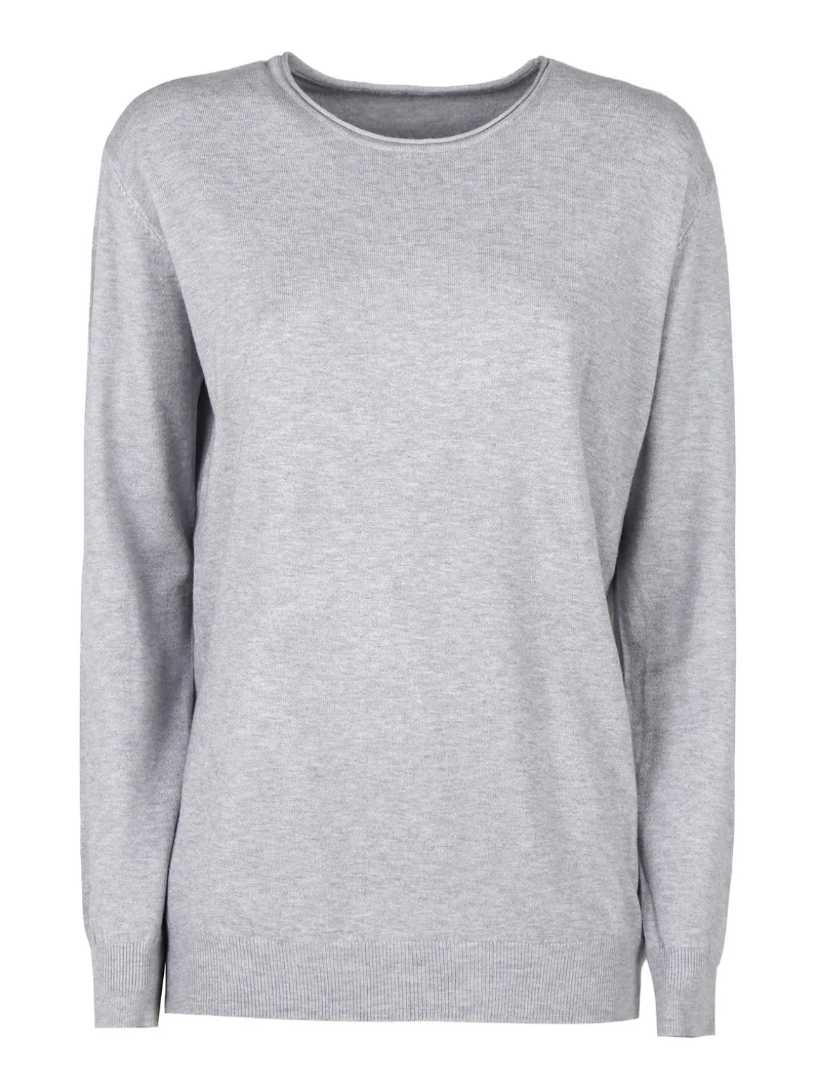 Solada Pullover donna girocollo in maglia tinta unita