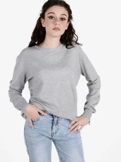 Solada Pullover donna girocollo in maglia tinta unita