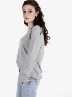 Solada Pullover donna girocollo in maglia tinta unita