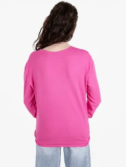 Solada Pullover donna girocollo in maglia tinta unita