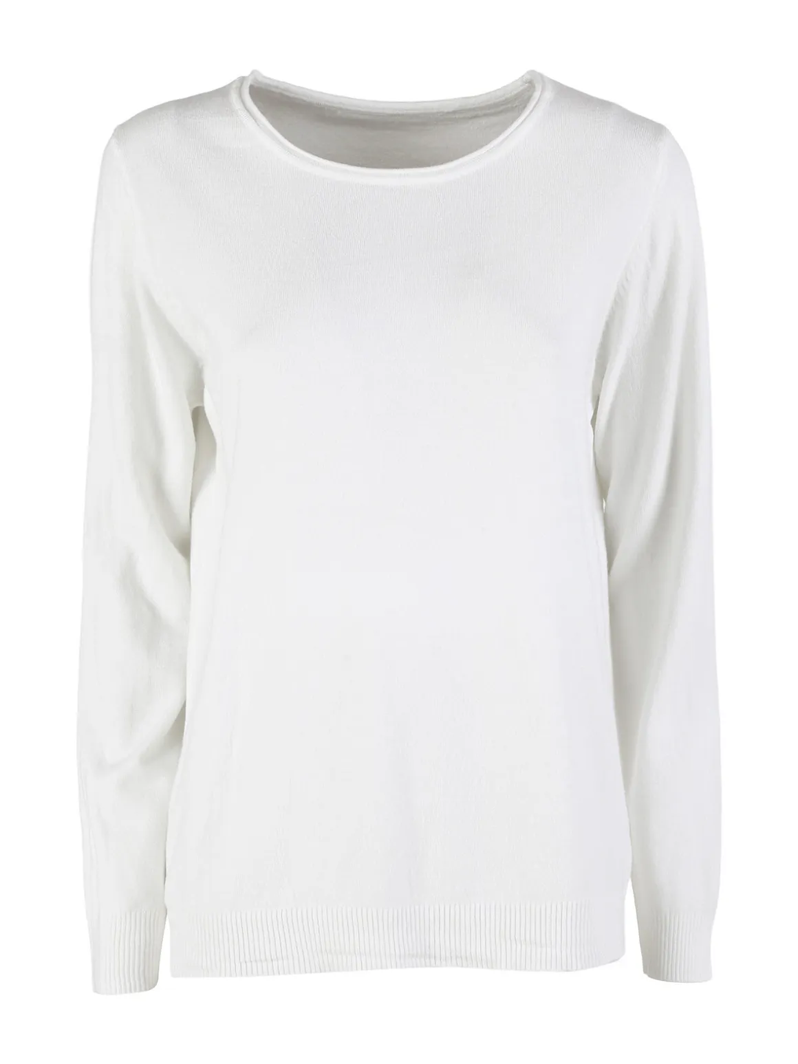 Solada Pullover donna in maglia - bianco