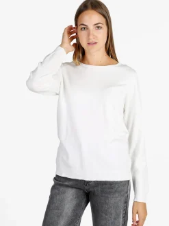 Solada Pullover donna in maglia - bianco