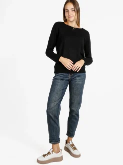 Solada Pullover donna in maglia - nero