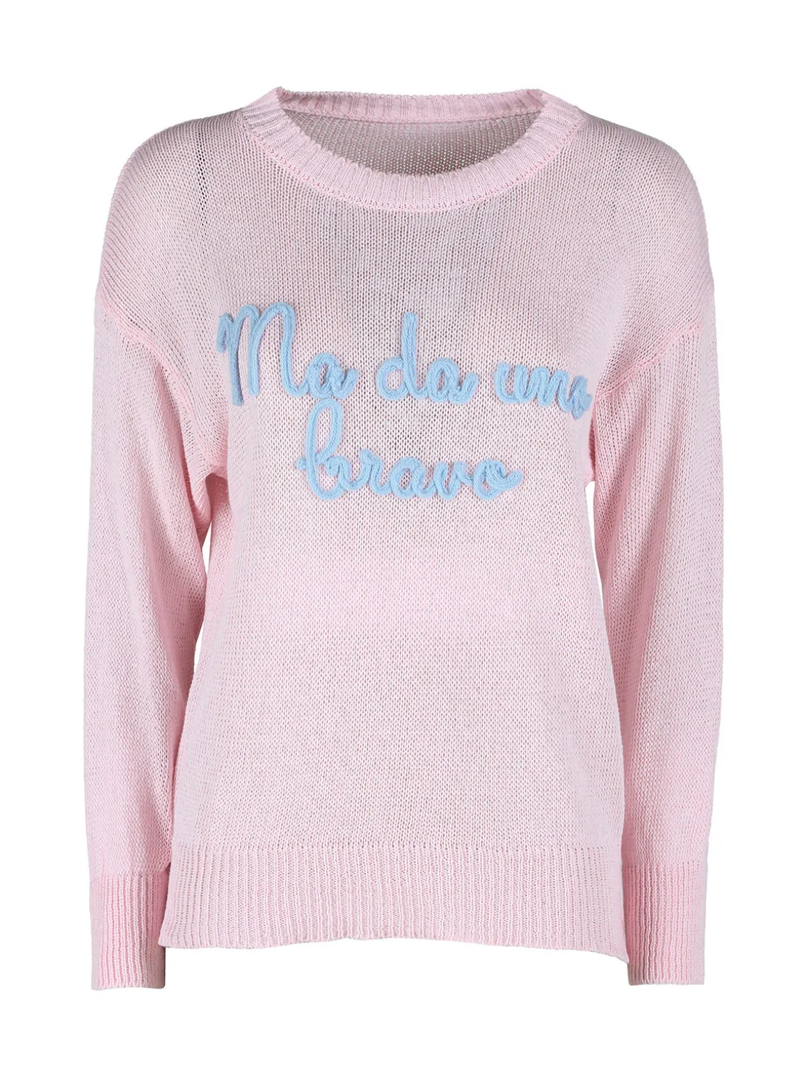 Solada Pullover donna in maglia traforata con ricamo