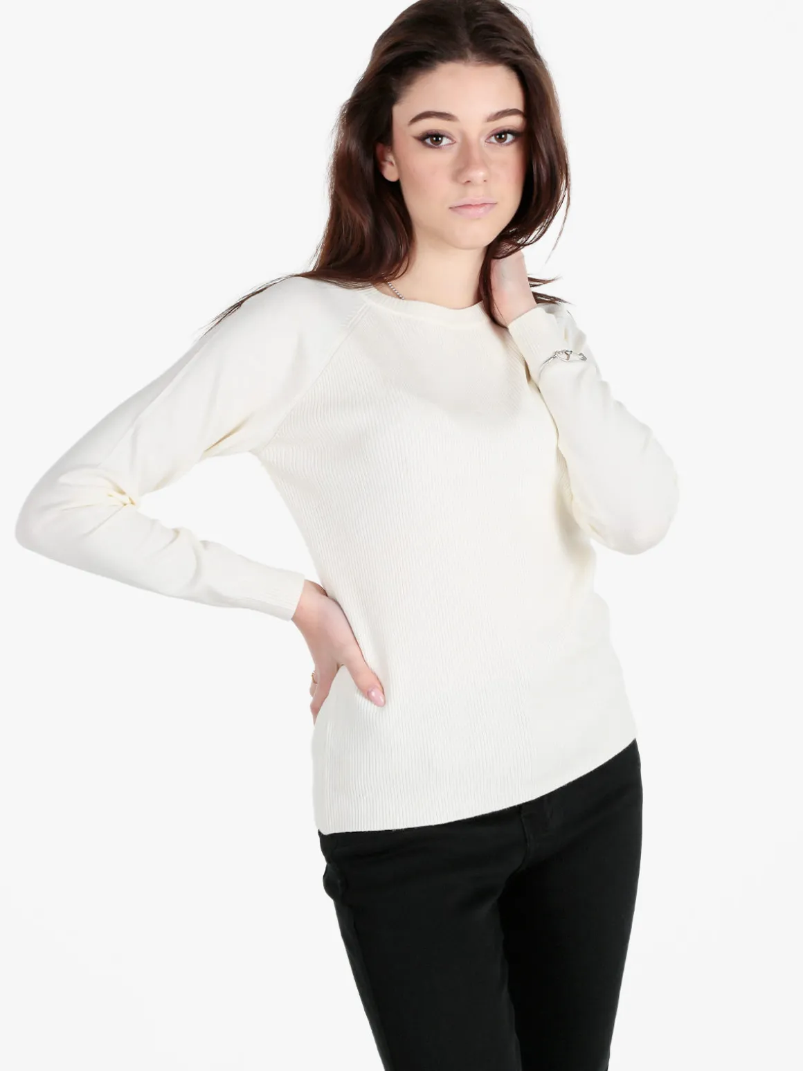 Solada Pullover donna in maglia a costine