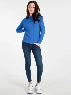 Solada Pullover donna in maglia a costine