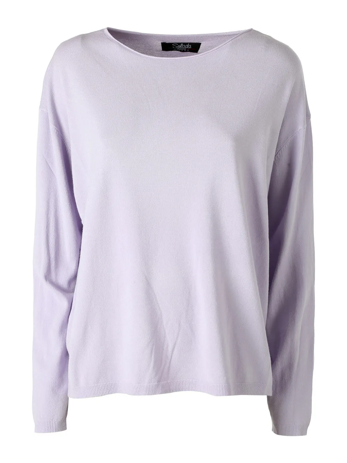 Solada Pullover donna oversize in maglia - viola
