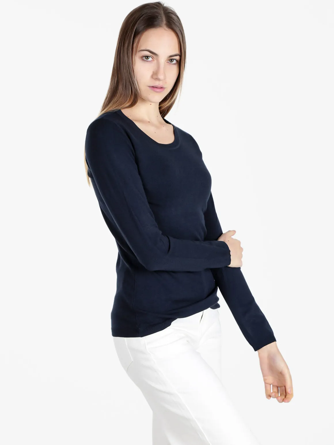 Solada Pullover girocollo da donna in maglia