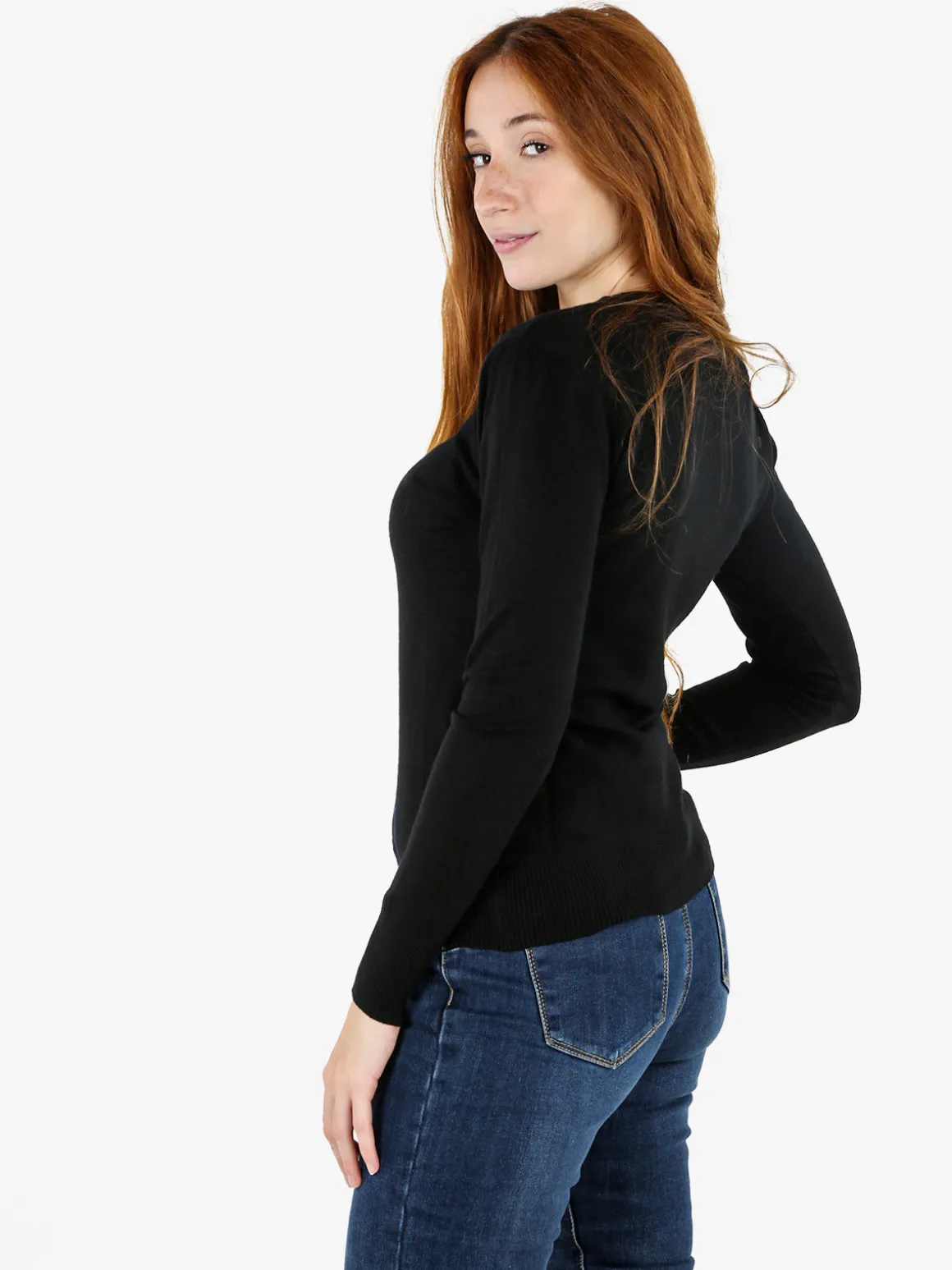 Solada Pullover girocollo da donna - nero