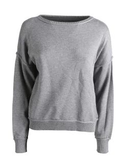 Solada Pullover oversize da donna in maglia - grigio