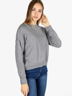Solada Pullover oversize da donna in maglia - grigio