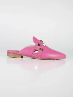 Solada Sabot in pelle donna con borchie