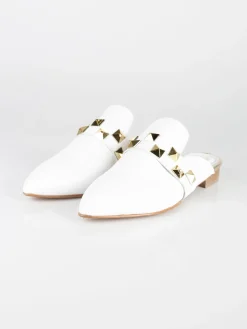 Solada Sabot in pelle donna con borchie
