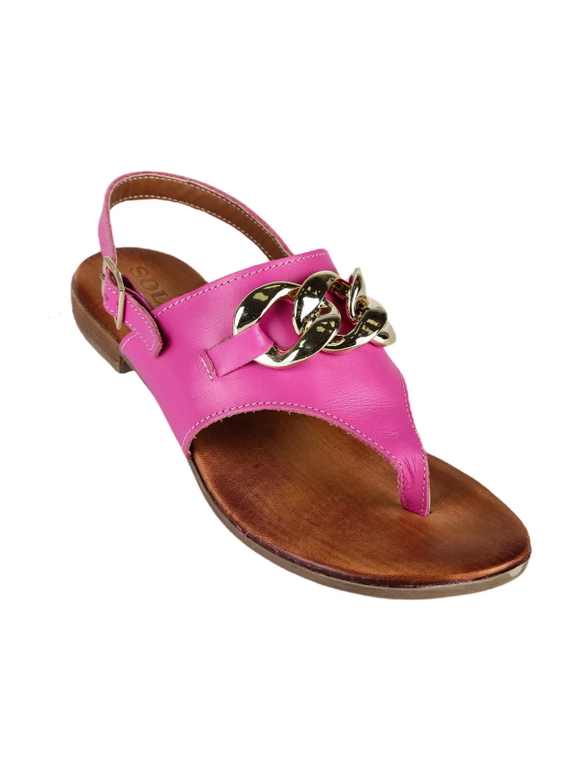 Solada Sandali in pelle infradito da donna