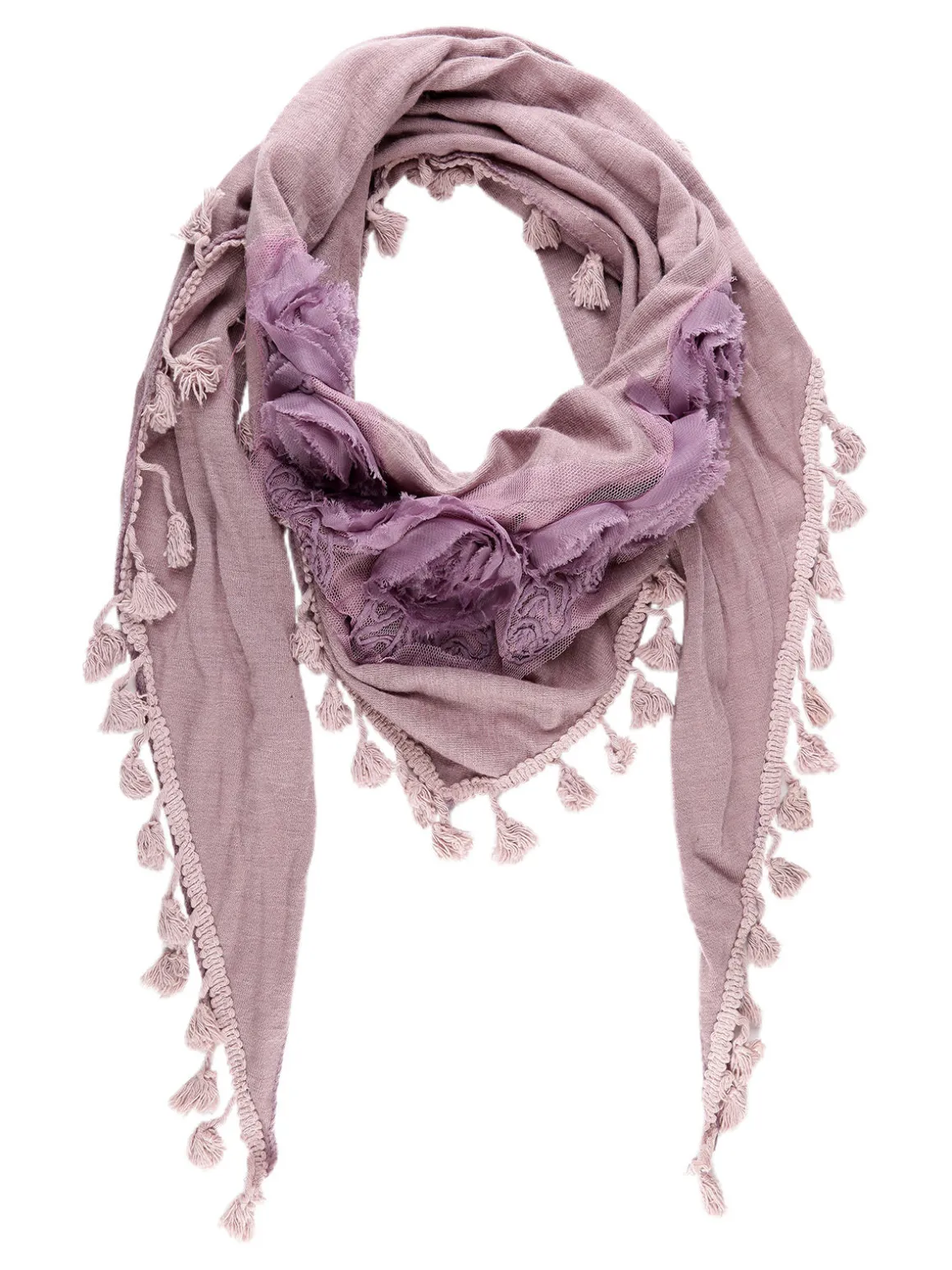 Solada Sciarpa donna con nappine