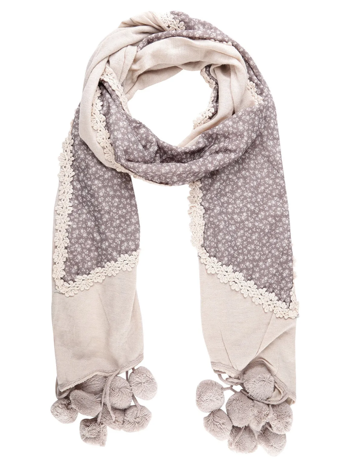 Solada Sciarpa donna con pom pon