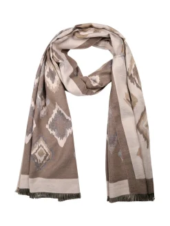 Solada Sciarpa donna con stampe - khaki