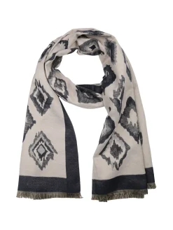 Solada Sciarpa donna con stampe - blu scuro