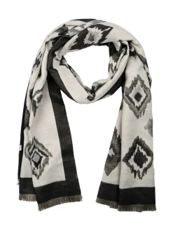 Solada Sciarpa donna con stampe - nero