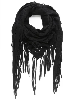 Solada Sciarpa donna in misto lana con frange
